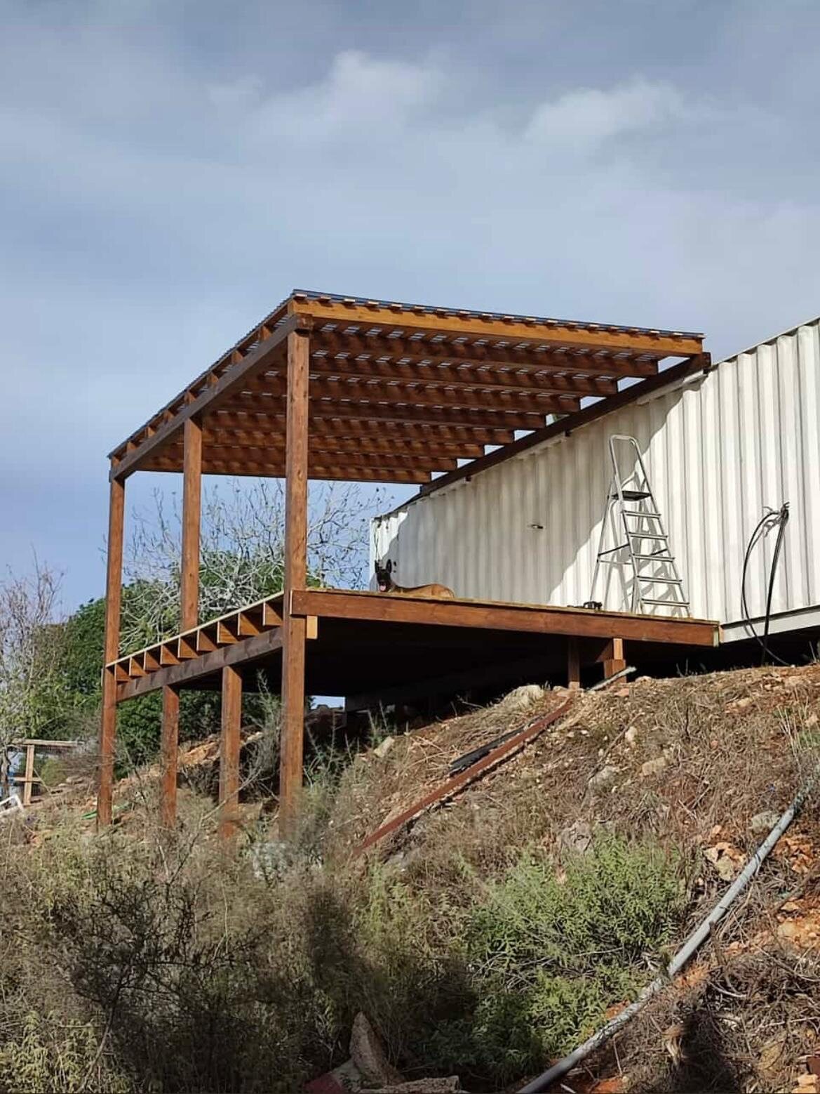 Framing the deck
