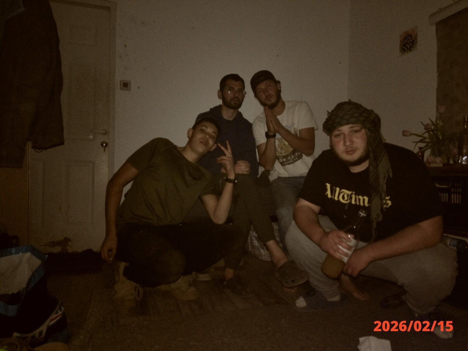 The crew together